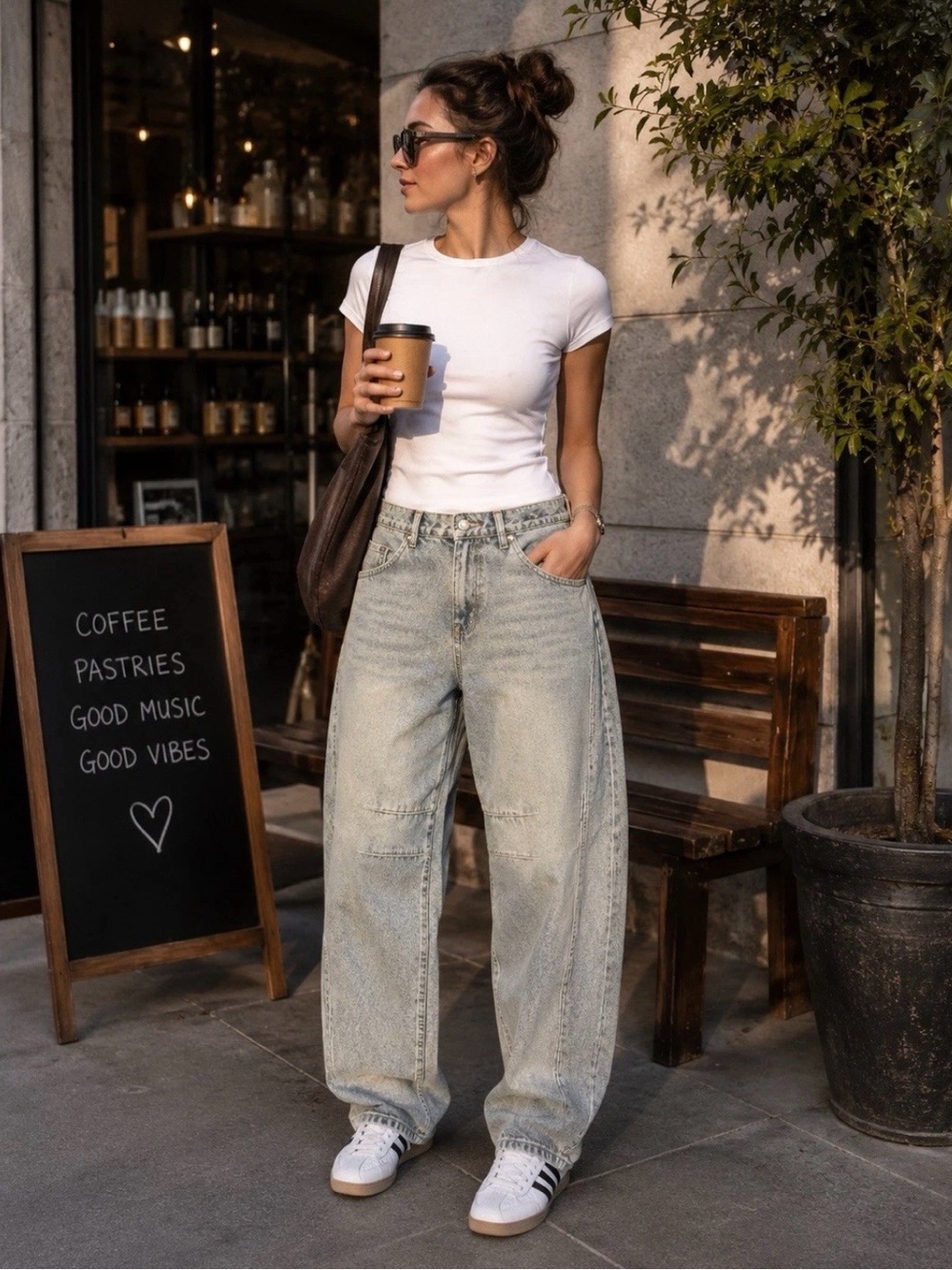 Barrel Jeans – Women’s Small | High Waist Denim Pants | 27” Waist